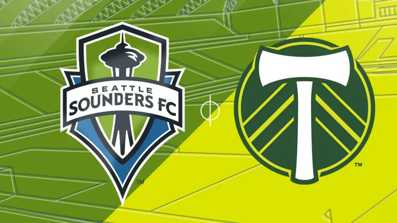 Cầu thủ Seattle Sounders và Porland Timbers tranh chấp bóng trên sân - Lịch sử đối
